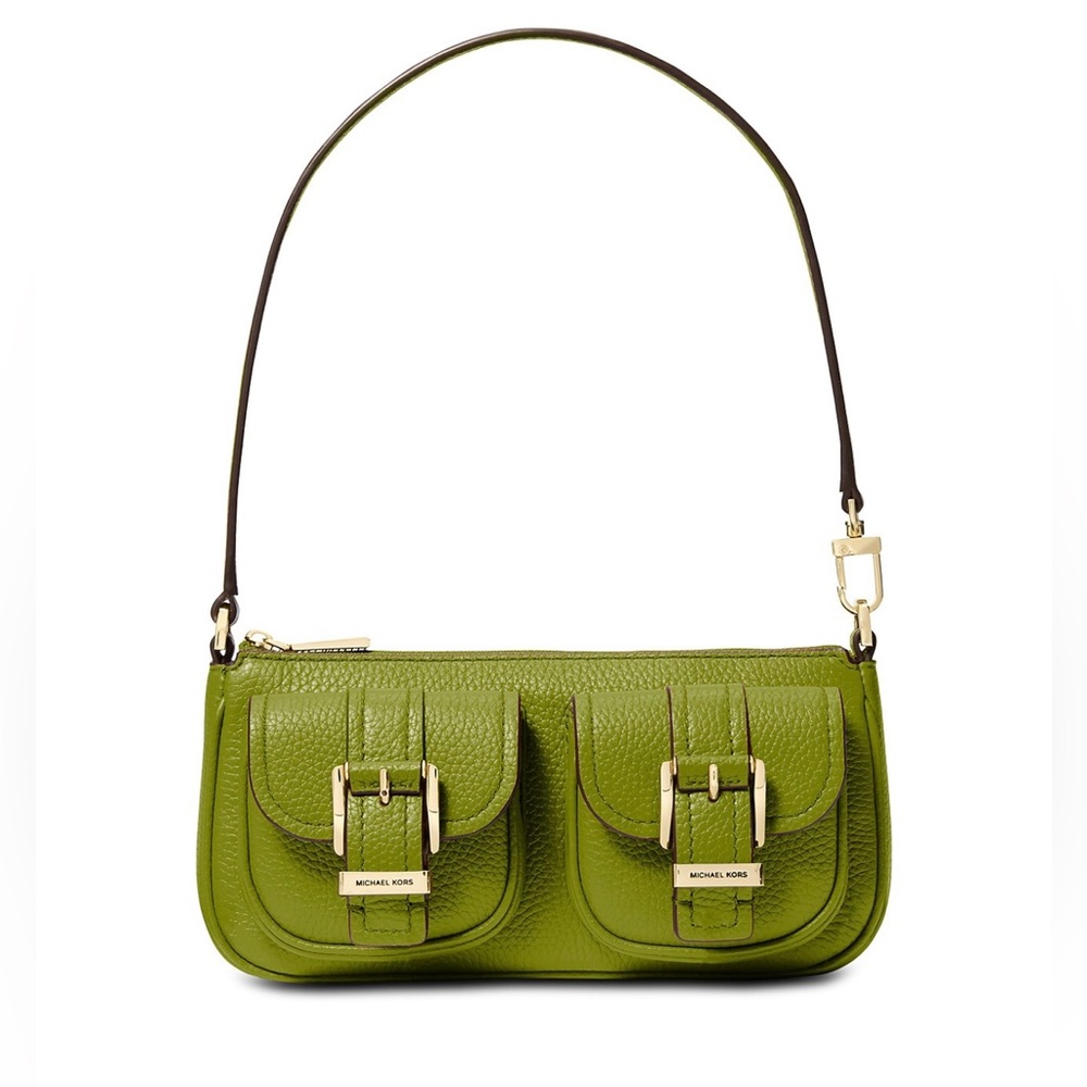 Michael Kors Green Baguette Shoulder Bag( No offer please )